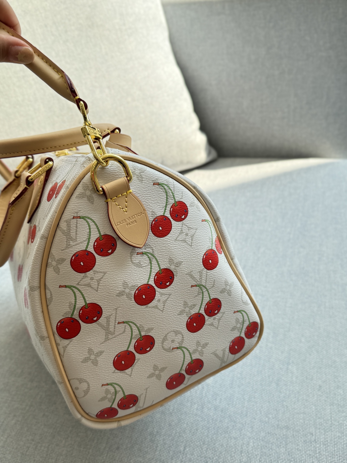 LV xTakashi Murakami cherry Pillowcase