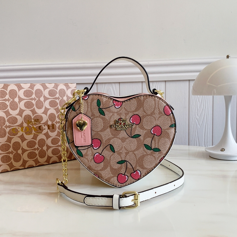 Coach Heart Color Shoulder Crossbody Bag