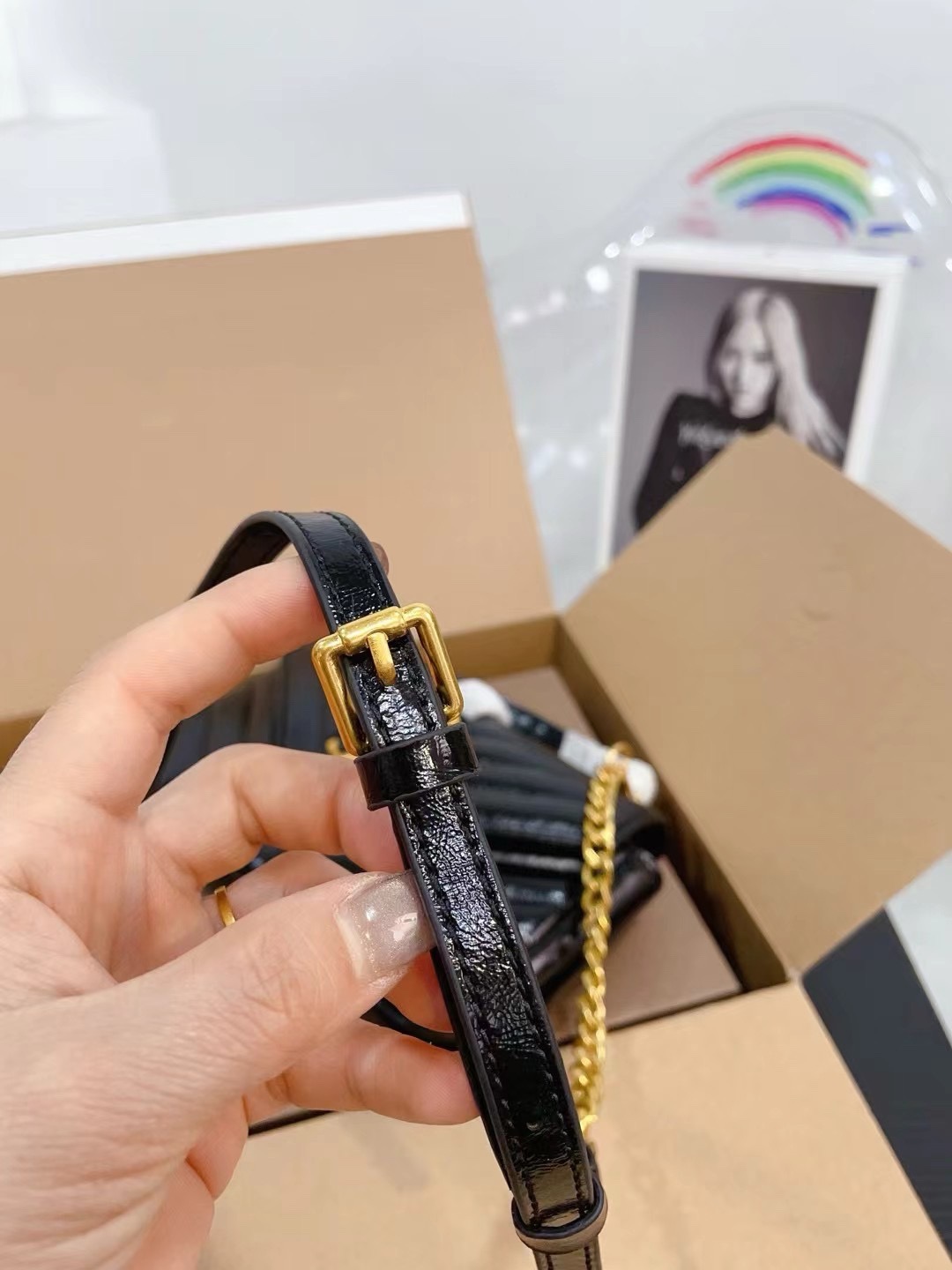 YSL COLLEGE messenger bag