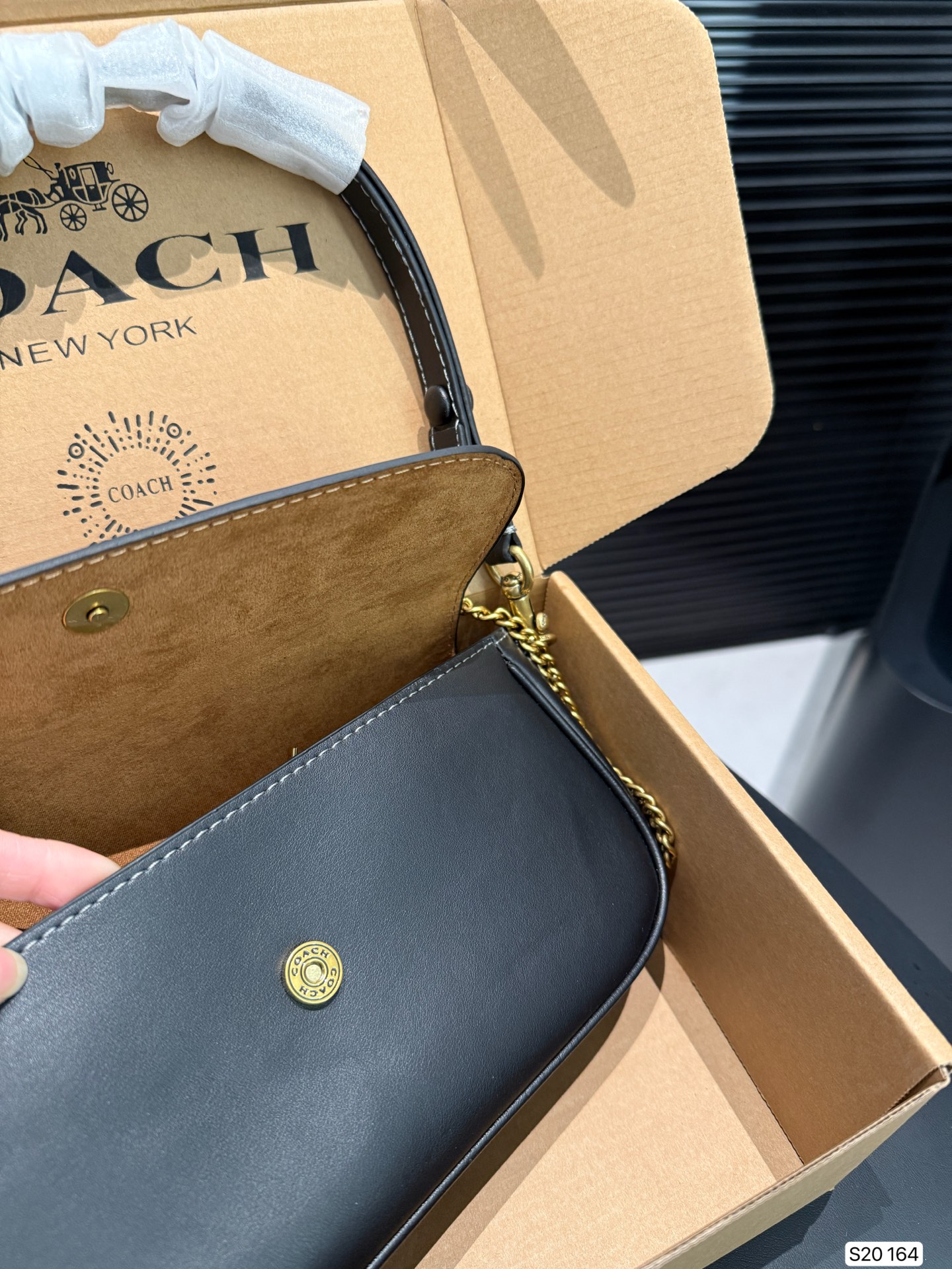 Coach Brook Baguette Bag