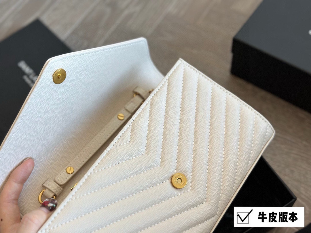 YSL WOC Caviar Cowhide Chain Bag