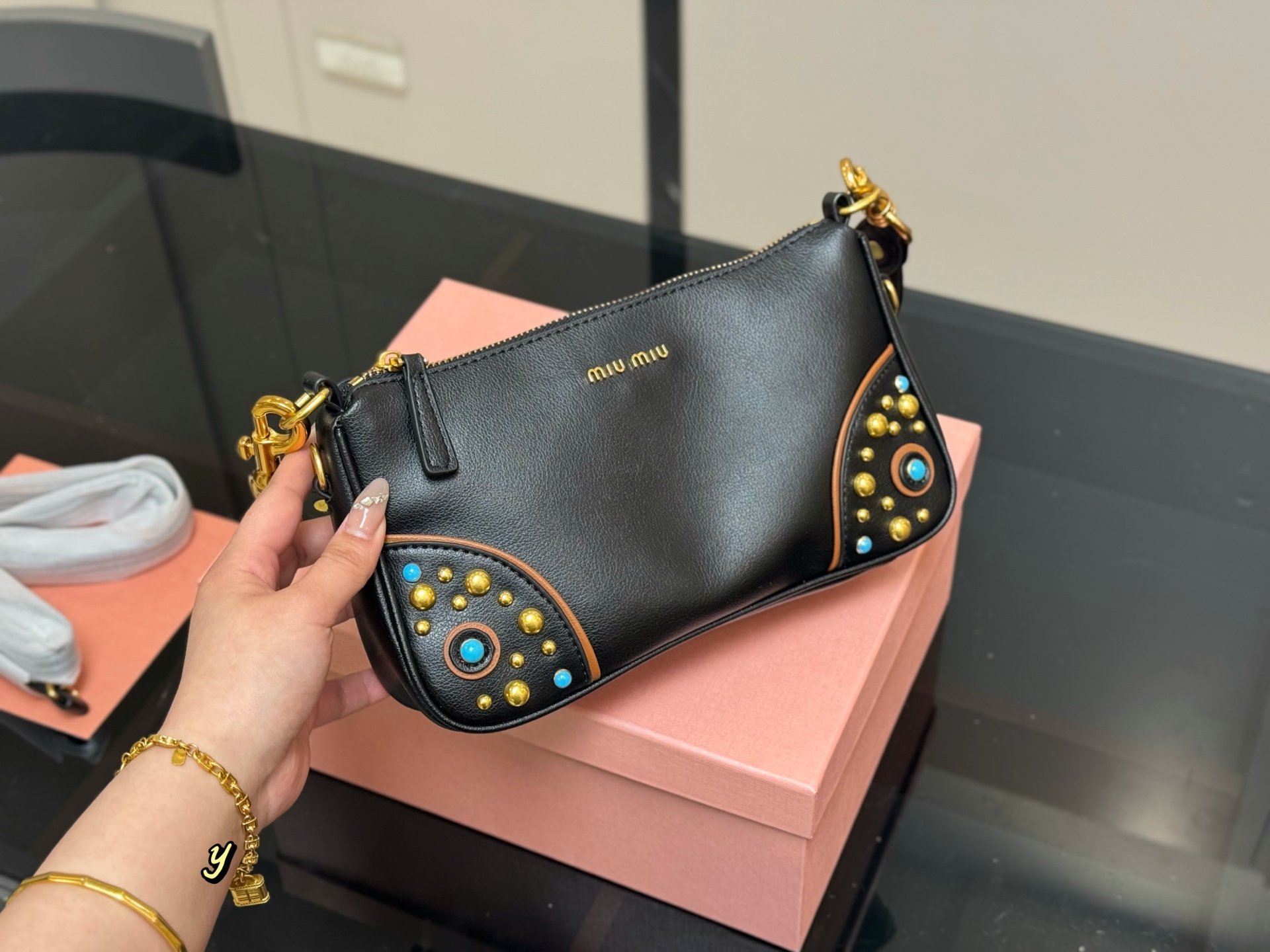 MIUMIU baguette shoulder bag