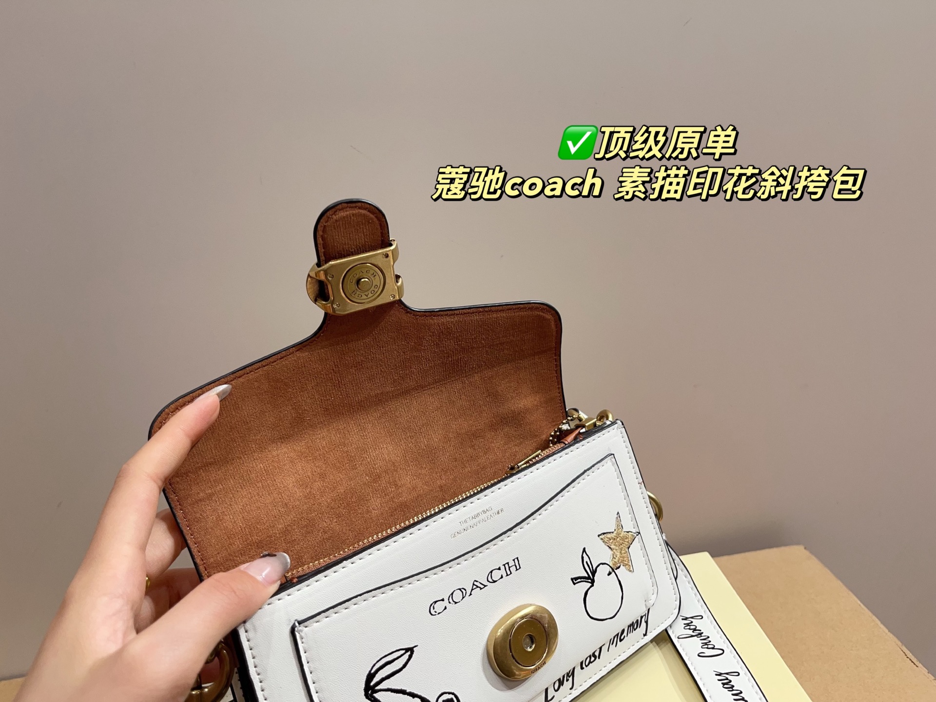 Coach tabby Graffiti bag shoulder crossbody bag