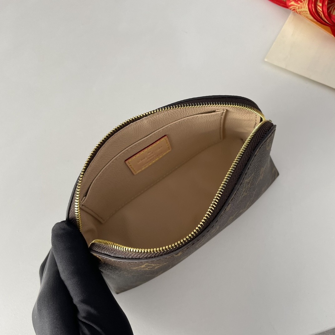 LV compact cosmetic bag