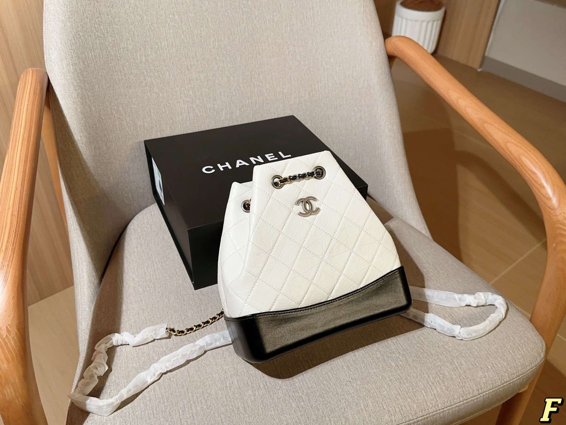 Chanel gabrielle stray pull-out backpack