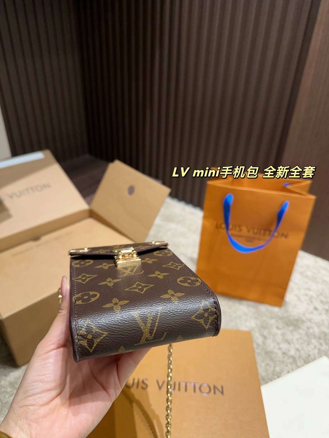 LV mini mobile phone bag