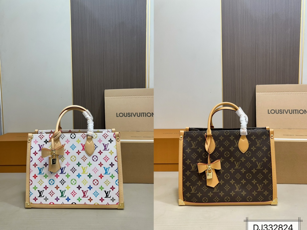 LV tricolor Tote