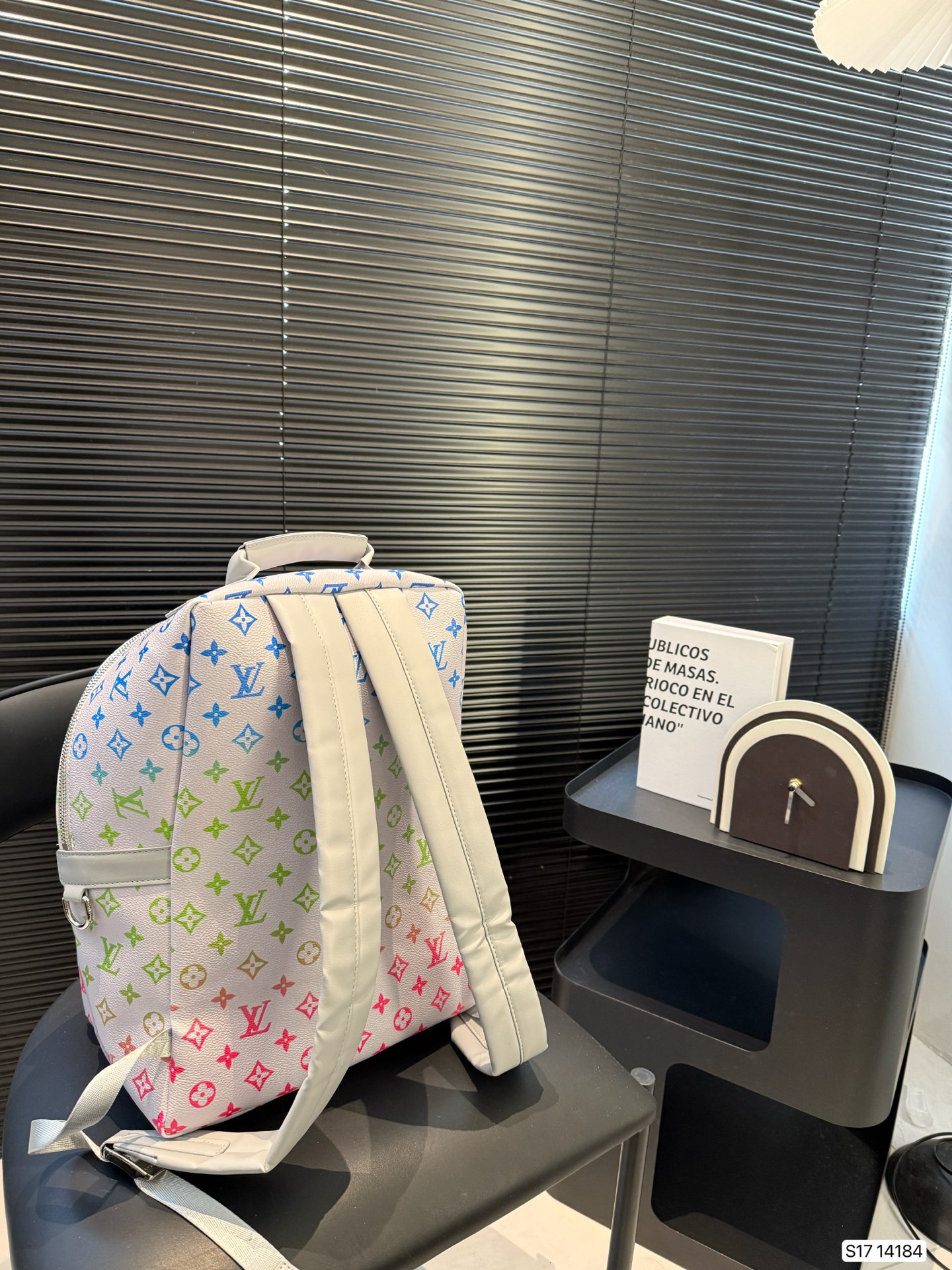 Lv backpack is wear-resistant practical and has large capacity