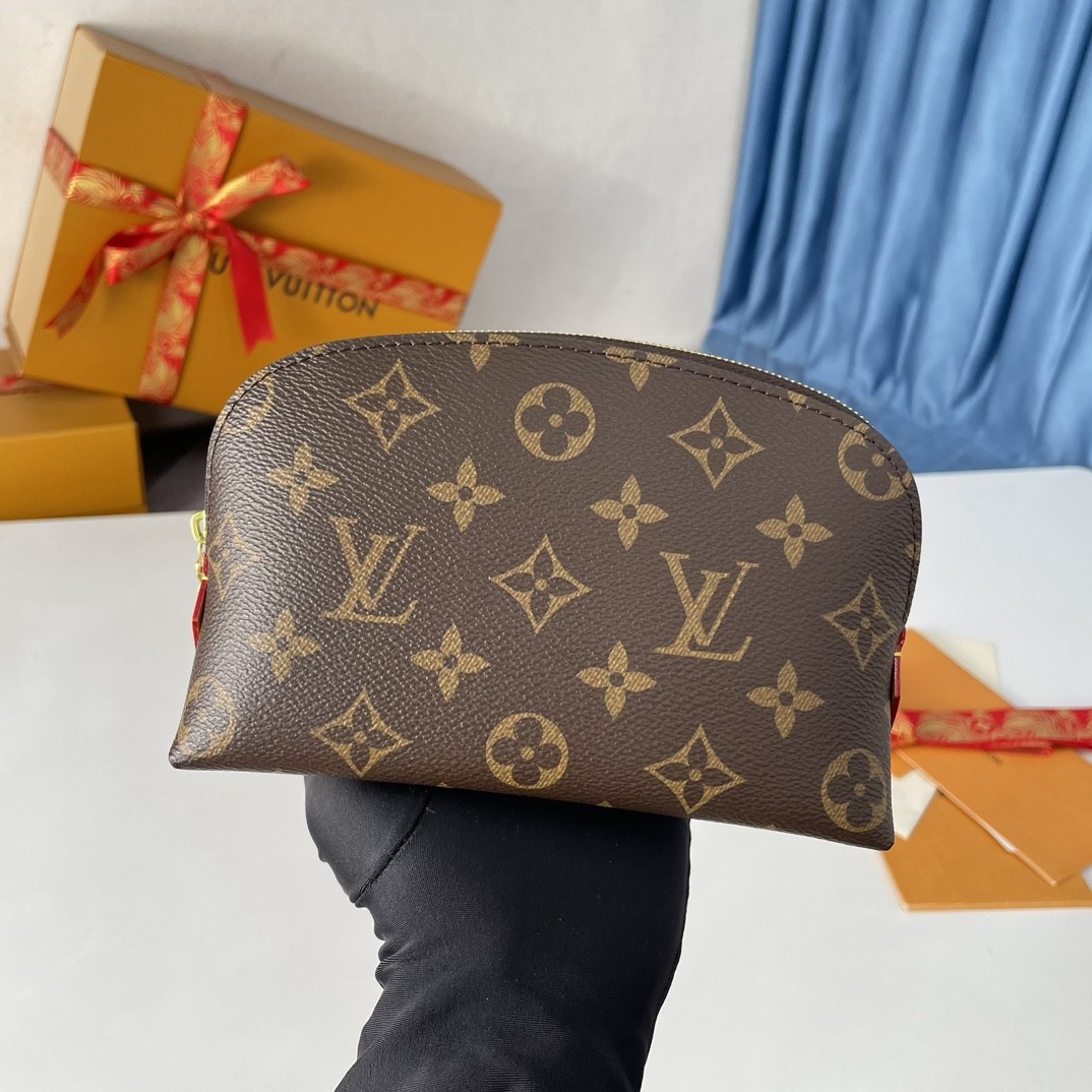 LV compact cosmetic bag