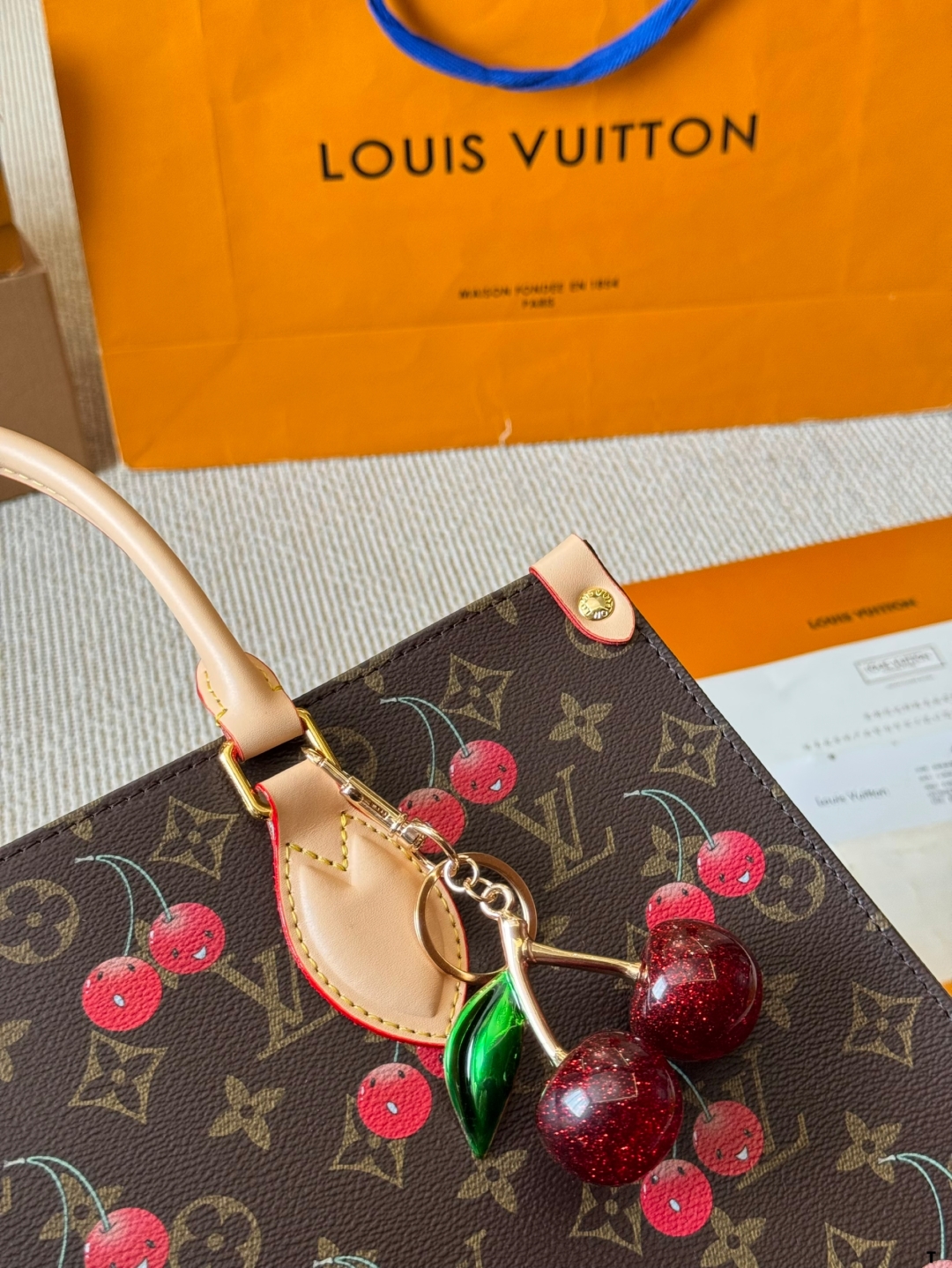 LV Cherry tote bag