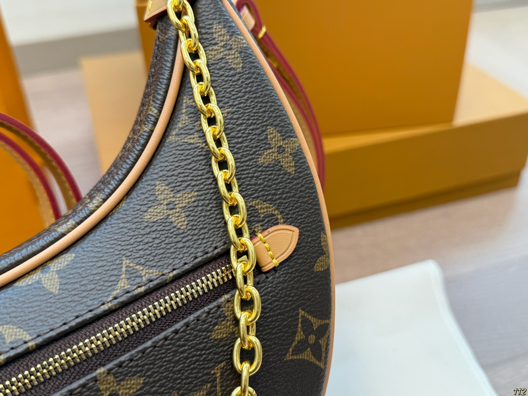 LV loop moon bag underarm bag