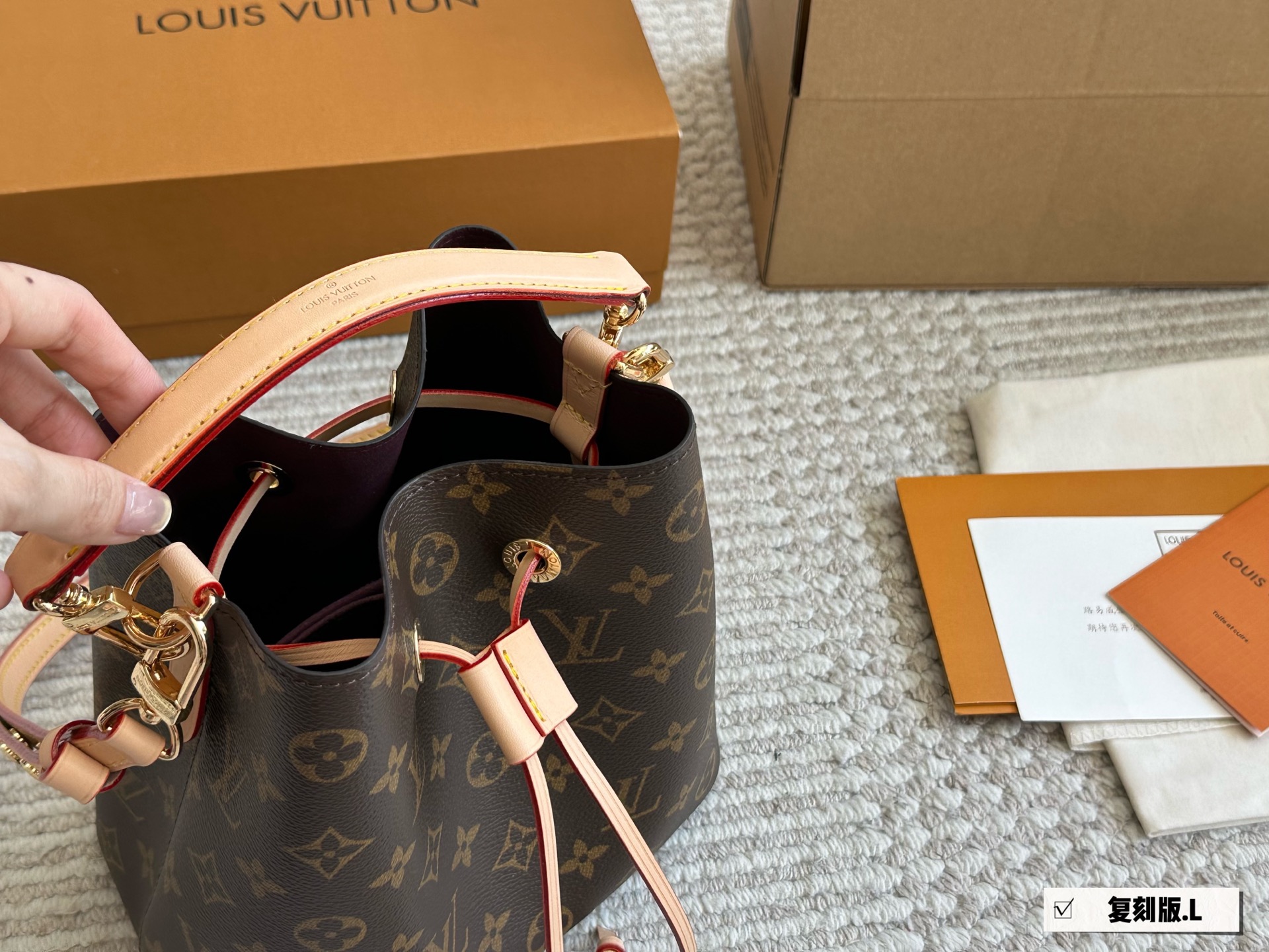 LV speedy nano t shoulder bag