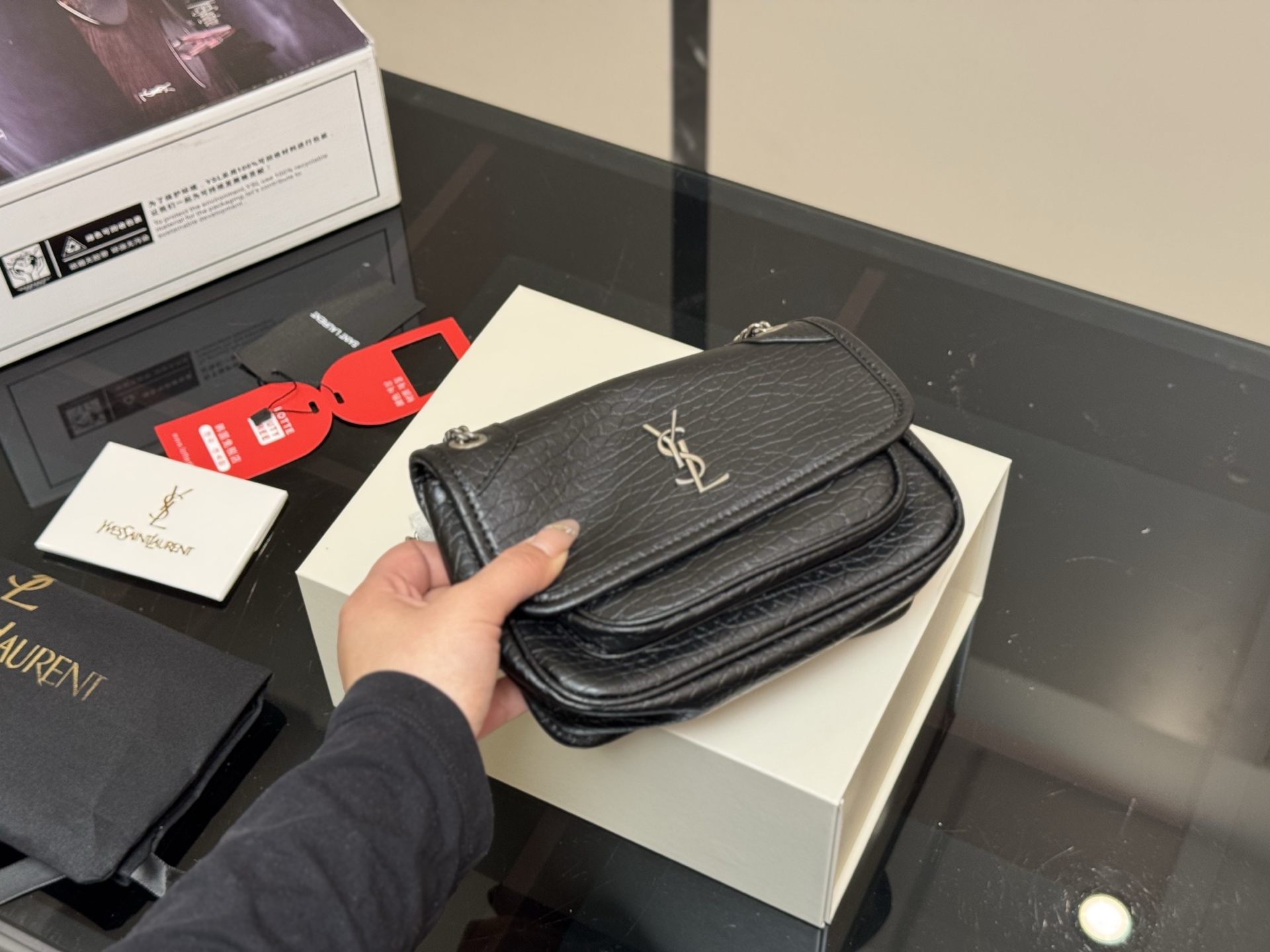 YSL mini baguette niki