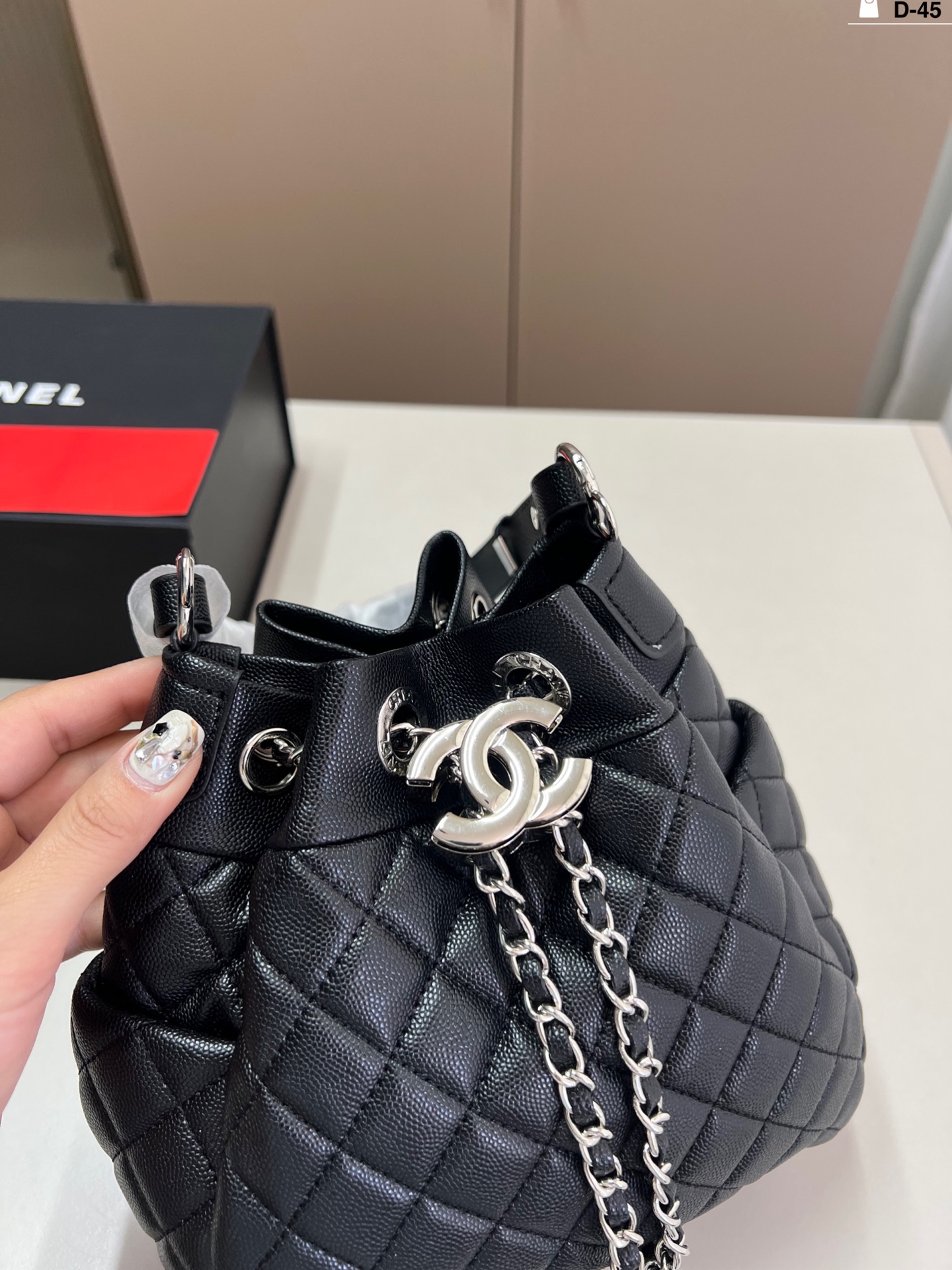 Chanel bucket bag