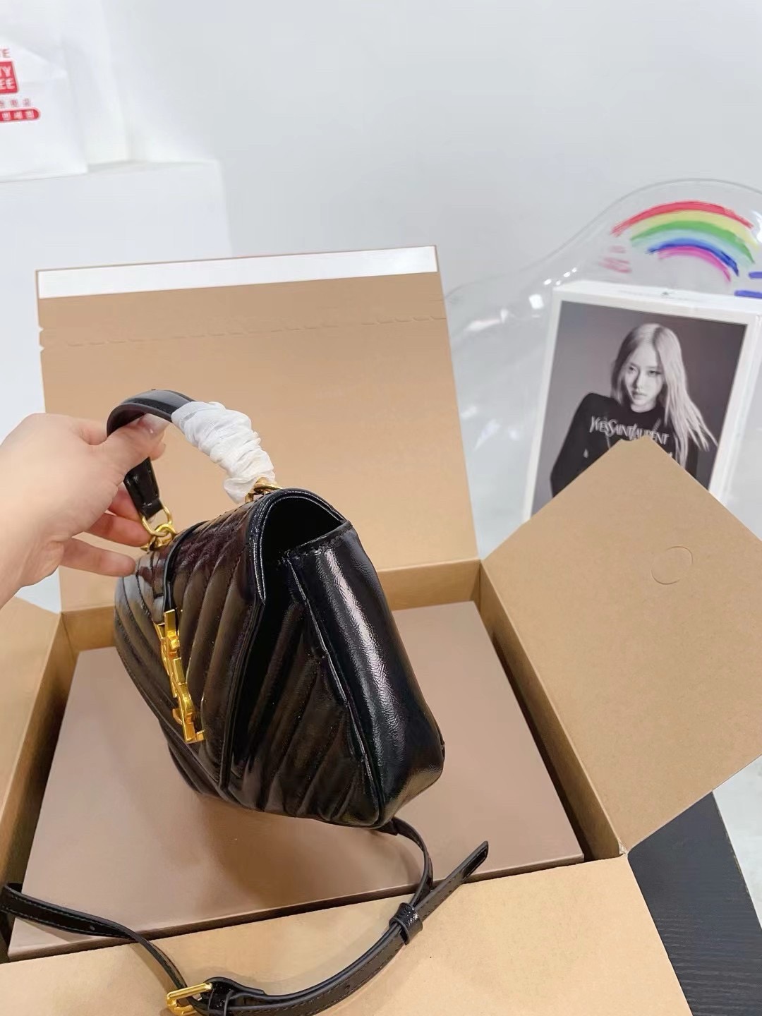 YSL COLLEGE messenger bag