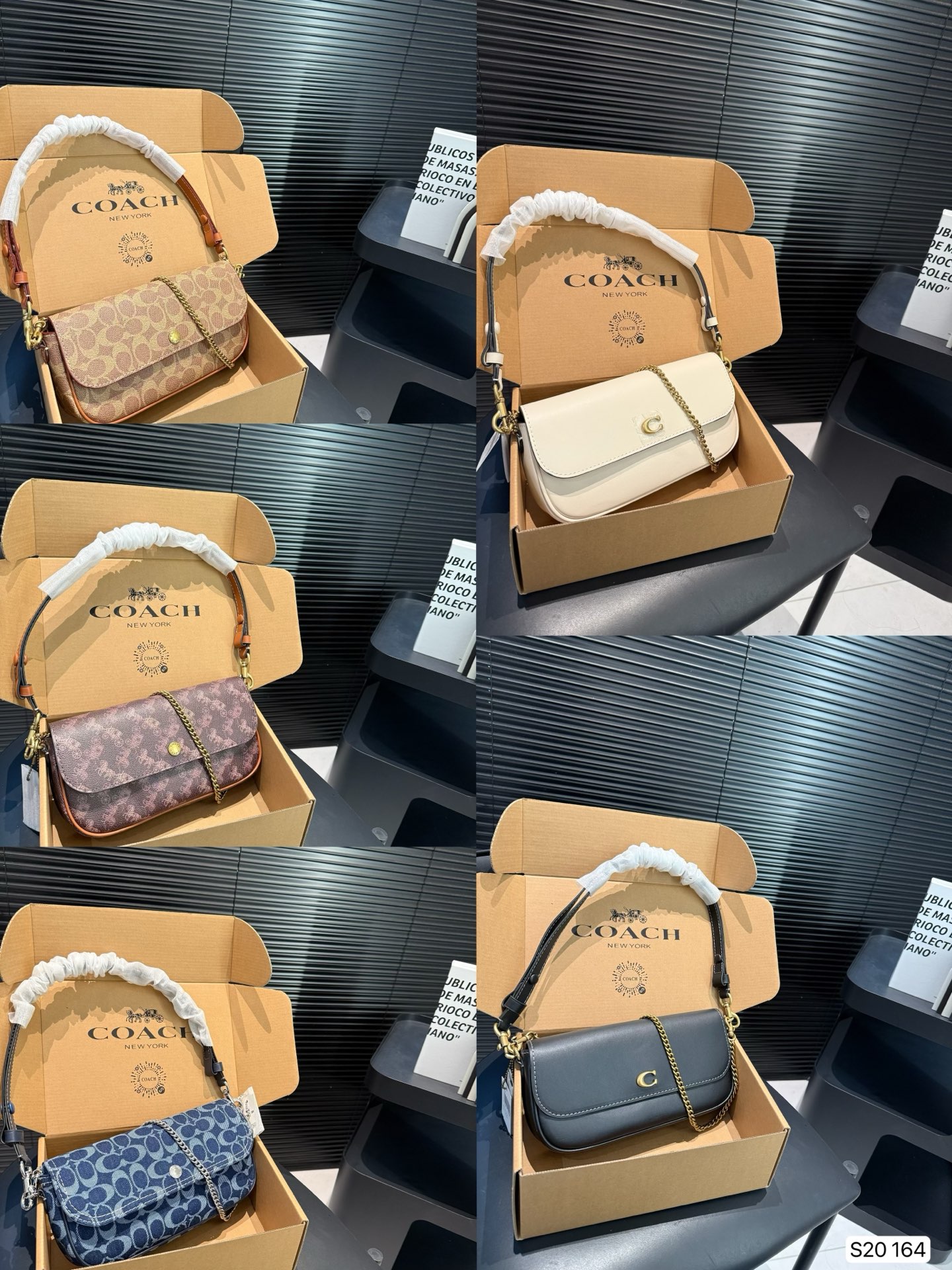 Coach Brook Baguette Bag