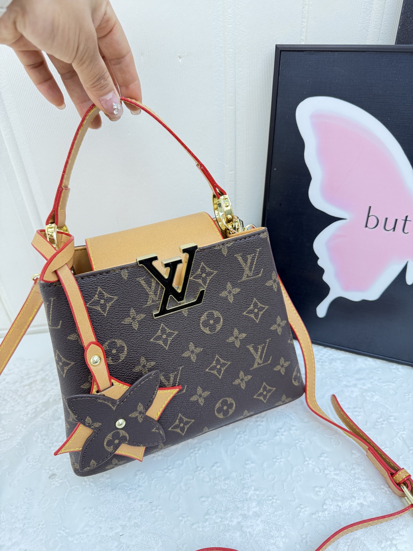 LV classic presbyopic shoulder crossbody bag