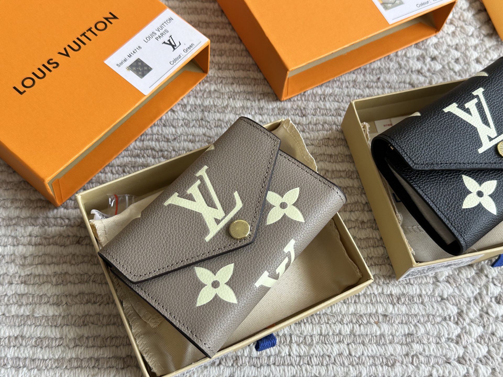LV new monogram wallet