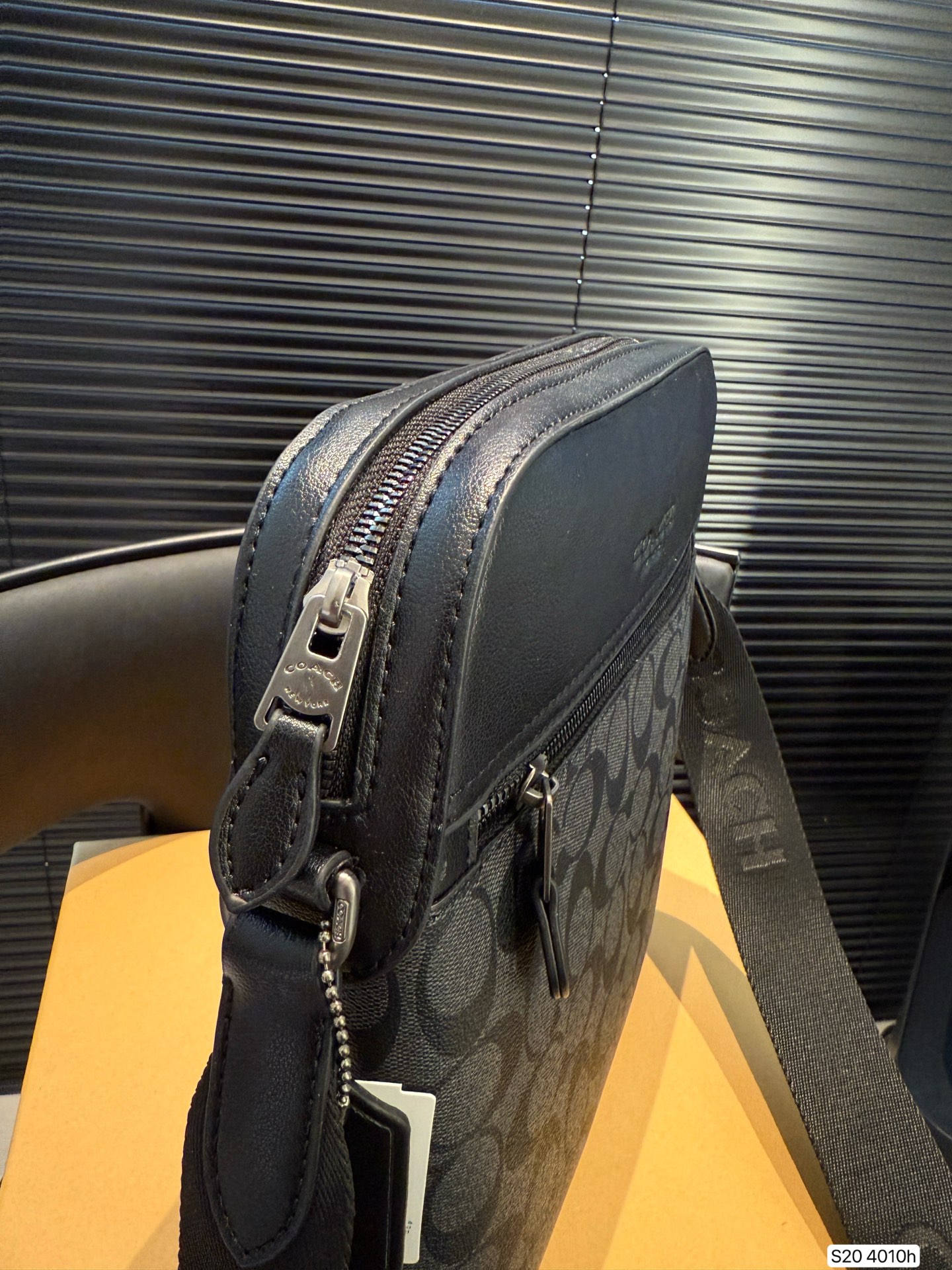 Coach men's shoulder crossbody bag