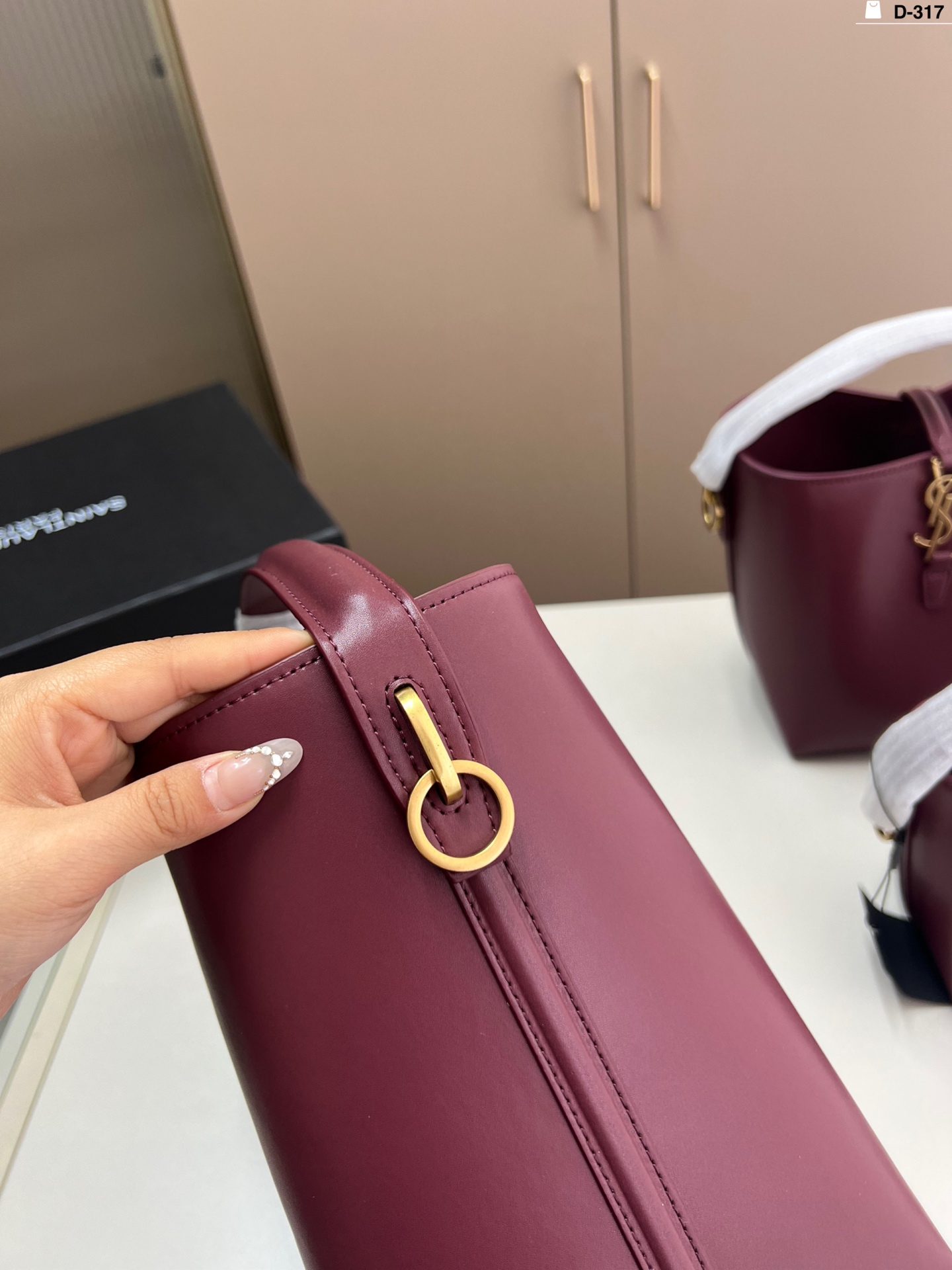 YSL bucket bag handbag