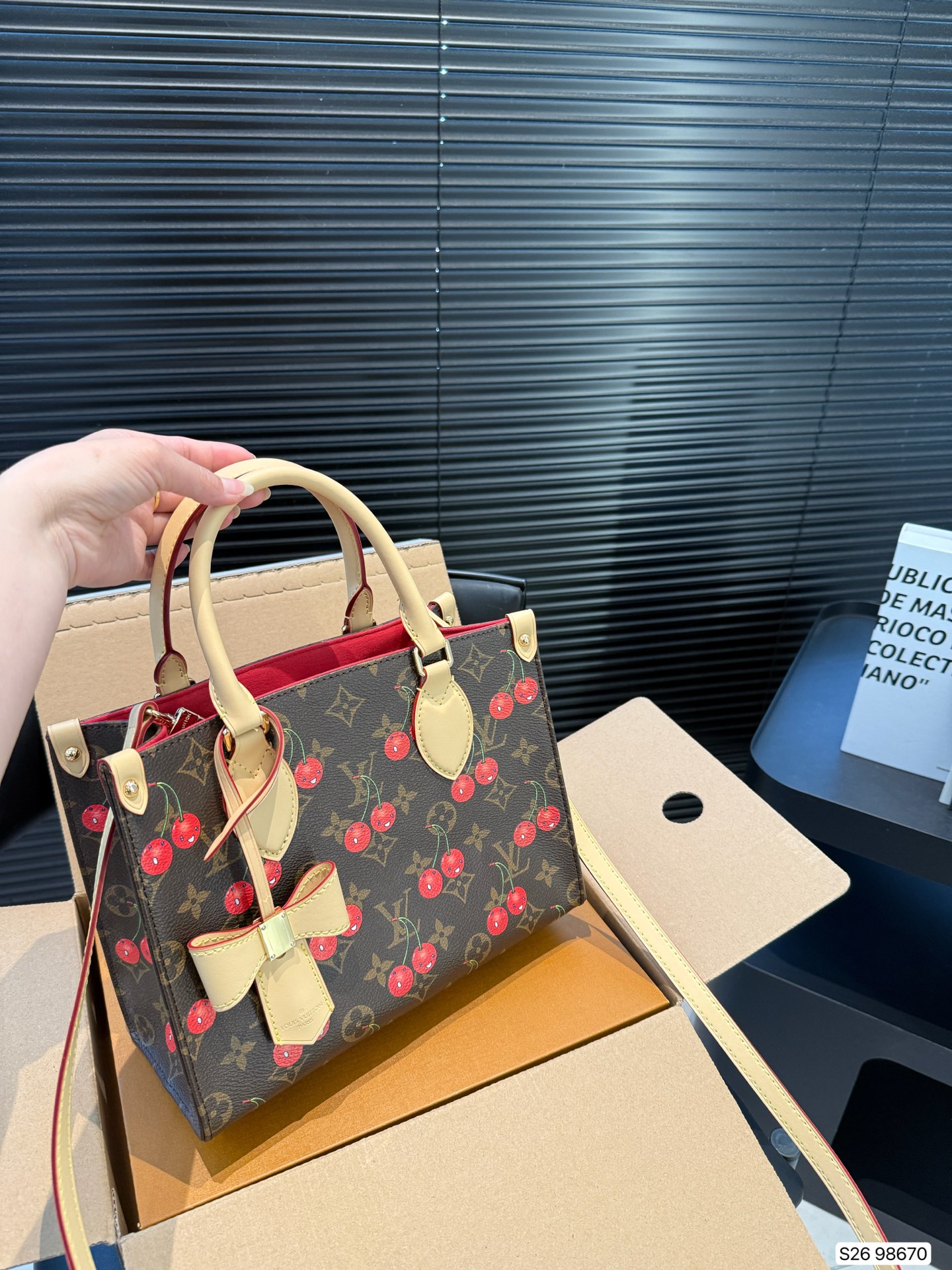 LV Cherry tote bag