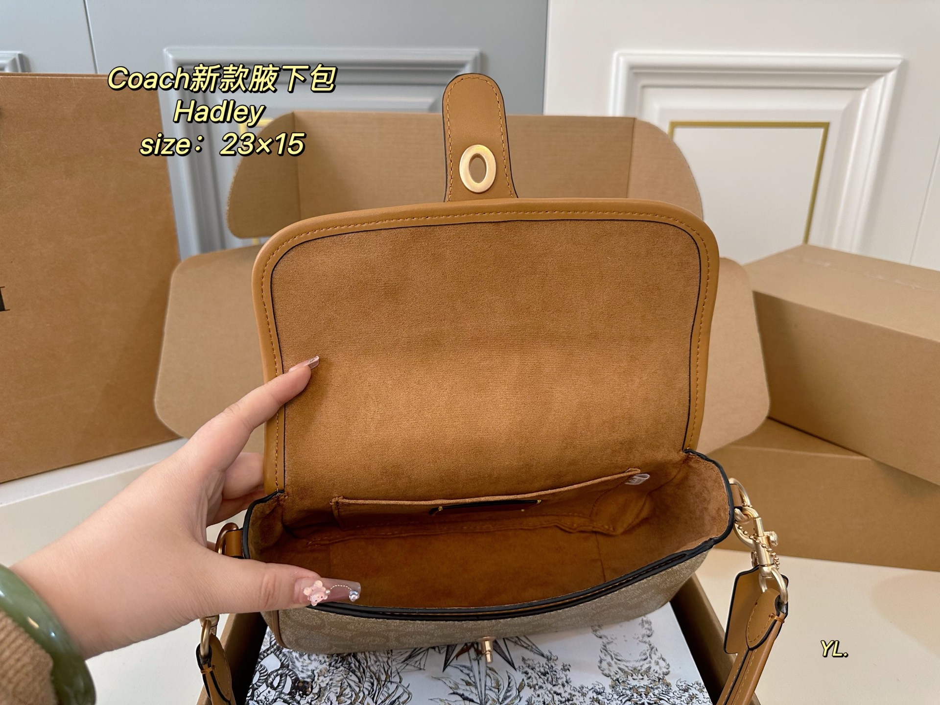 COACH new Hadley underarm bag