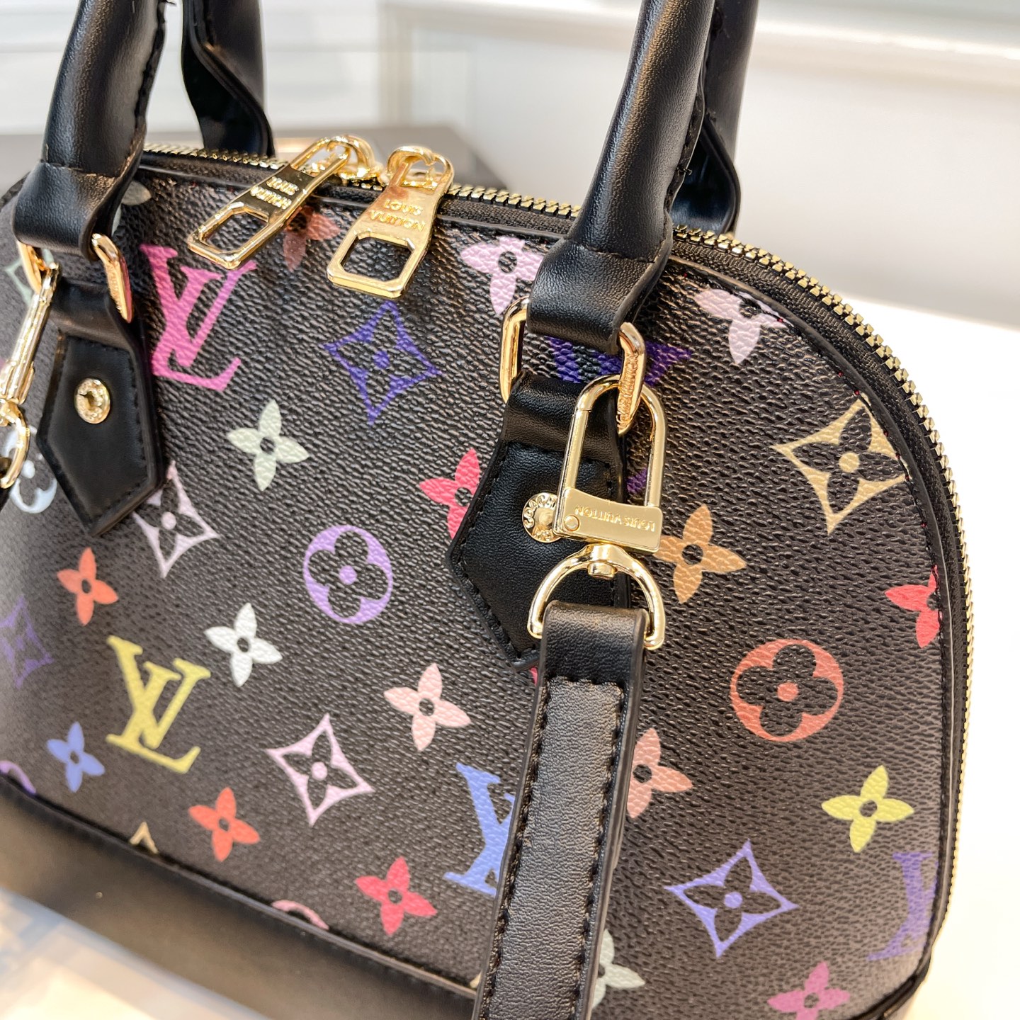 LV shell bag hand shoulder bag