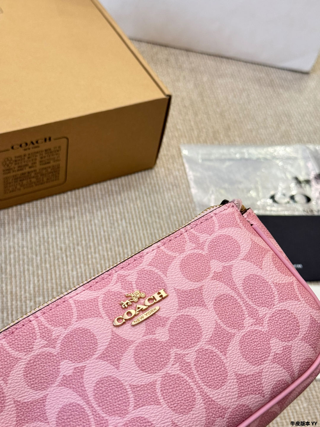 Coach Nolita19 Mahjong Bag Soft matt powder