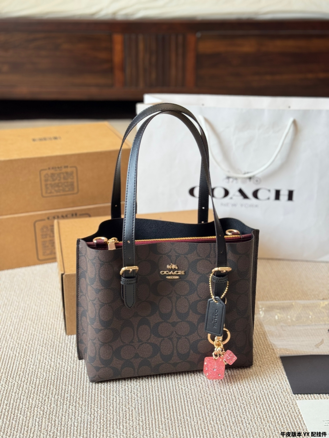 Coach mollie25 tote bag