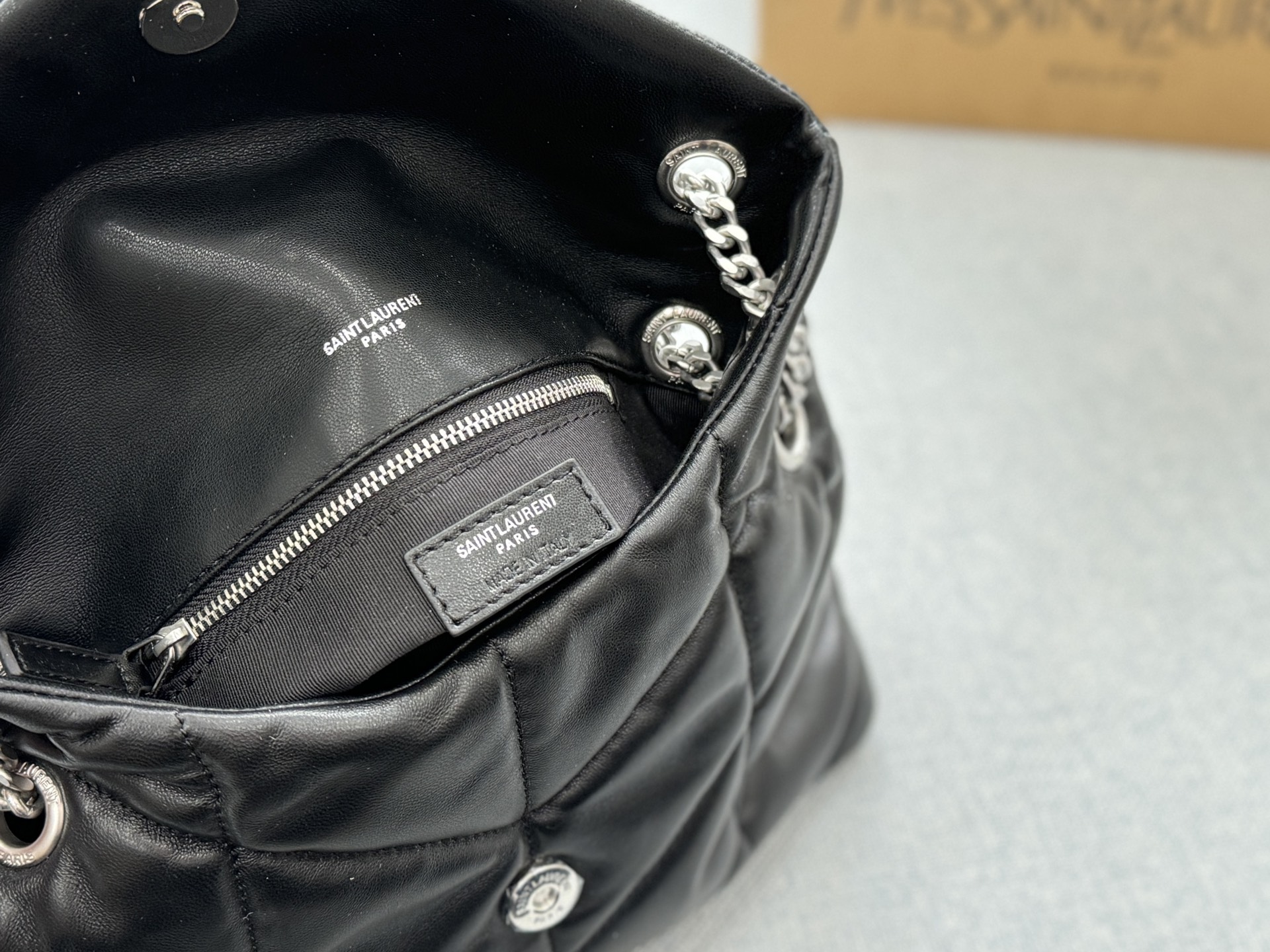 YSL LOULOU puffer shoulder crossbody bag