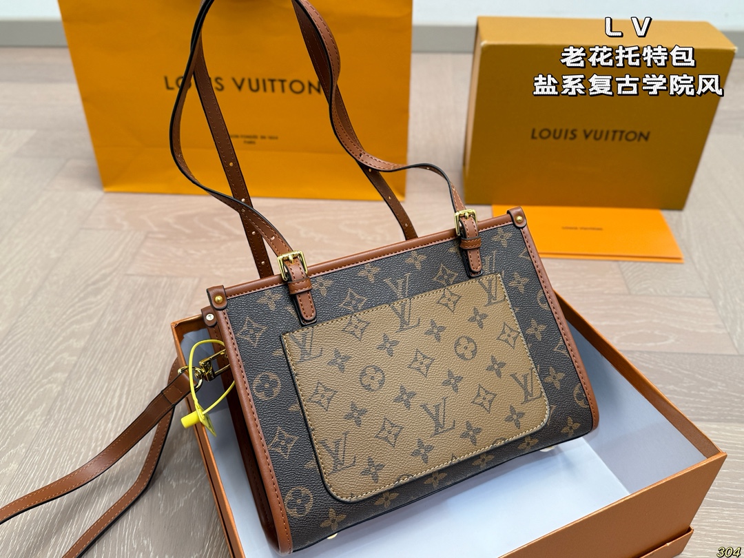 LV monogram tote bag