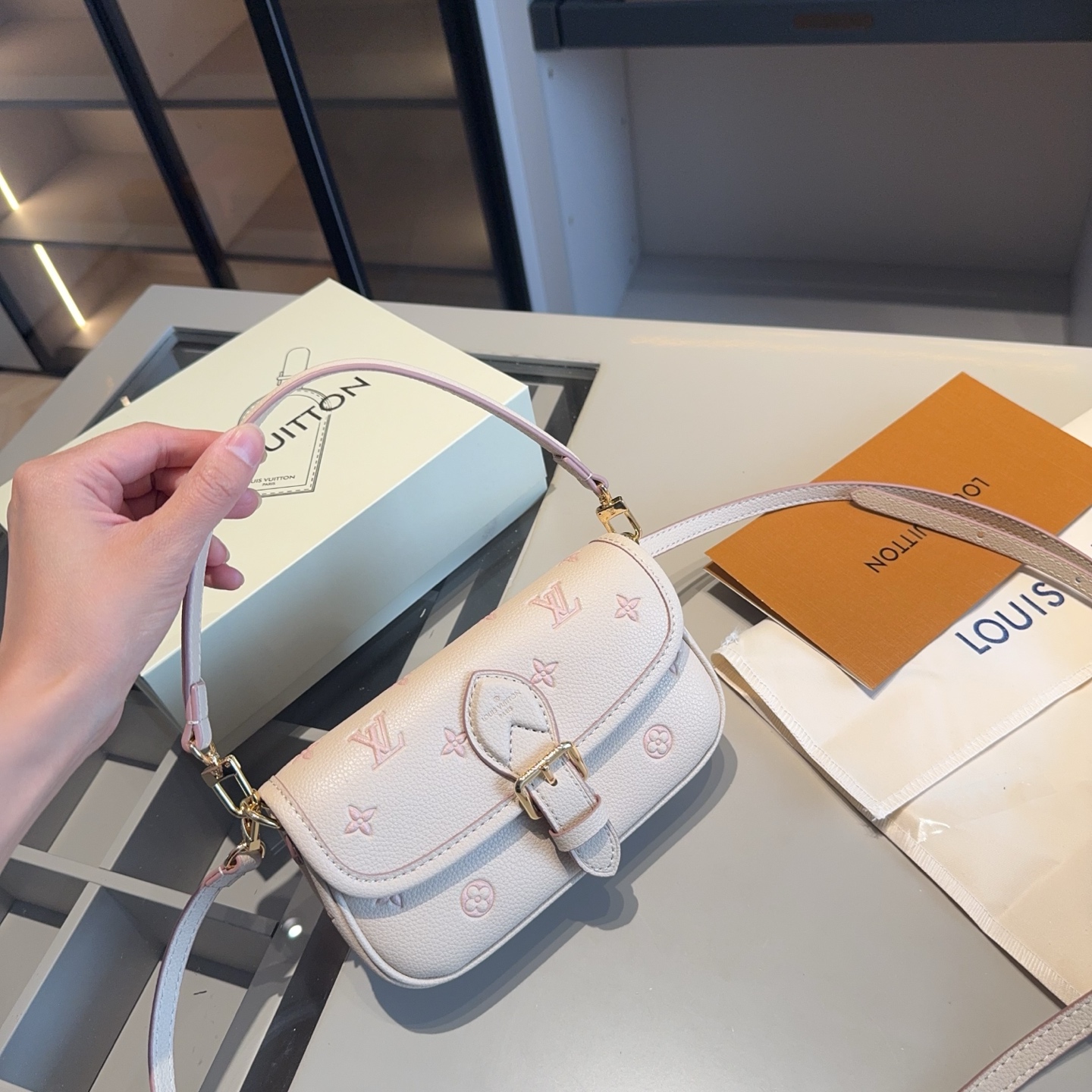 LV Diane Mini Baguette Bag