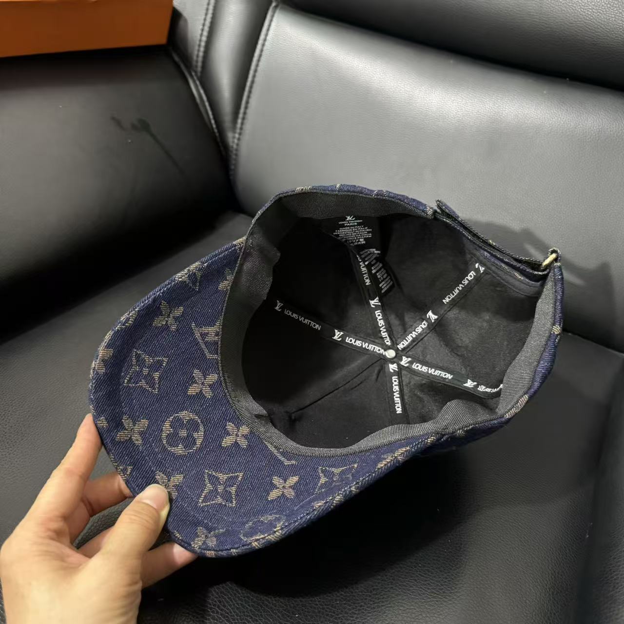 LV denim fisherman hat baseball cap