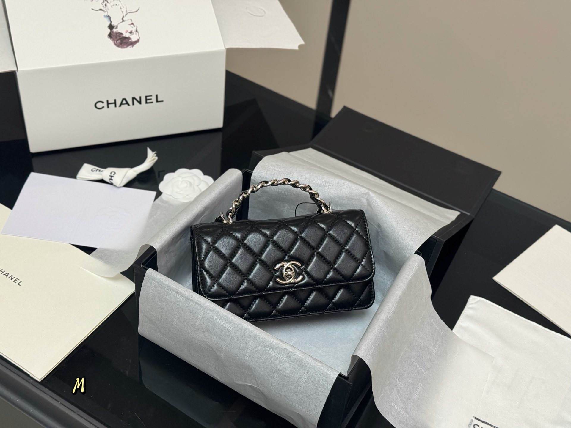 Chanel woc handle organ bag