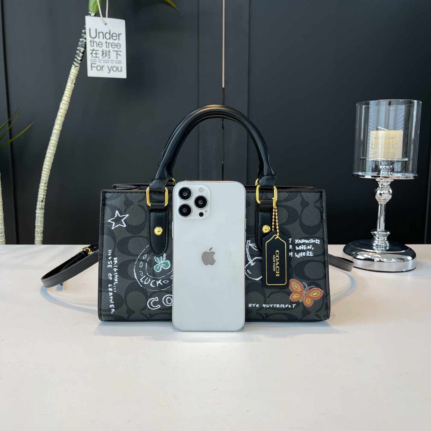 Coach printed women's bag