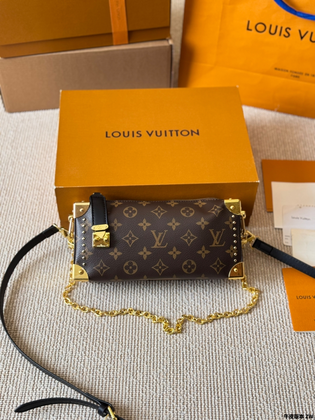 LV Slim Trunk handbag new soft box