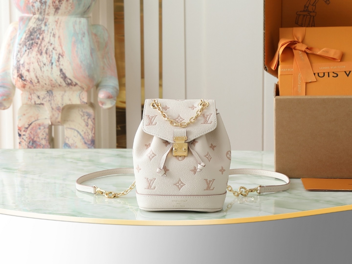 LV Nano Noé monogram backpack