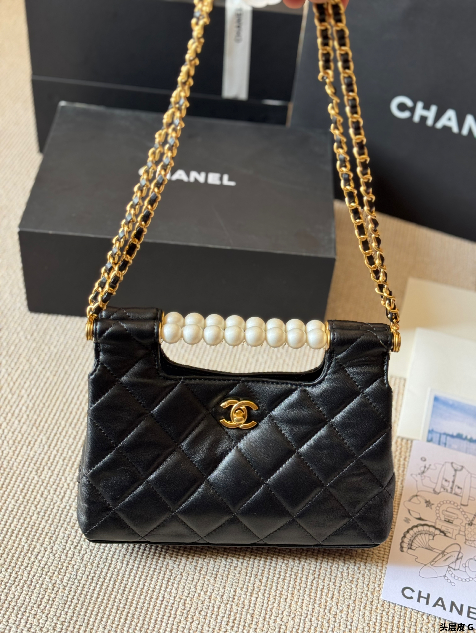 Chanel Pearl clutch