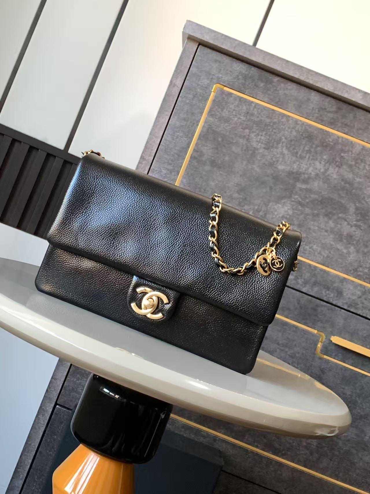 Chanel Gold Coin Edition cf handbag