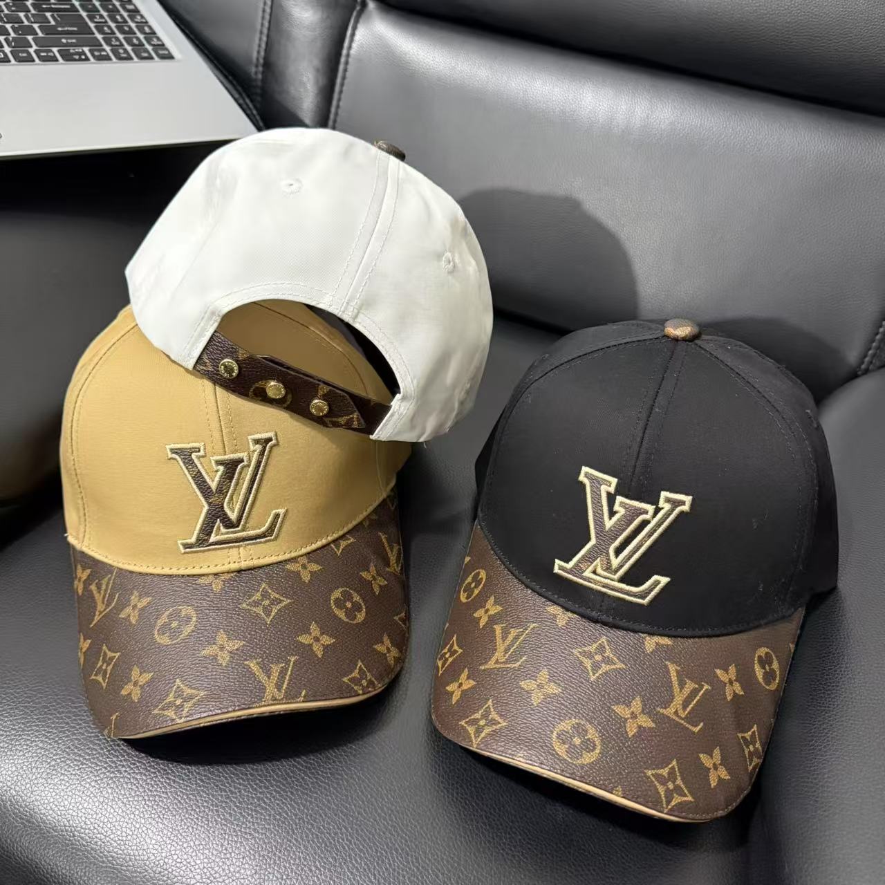 LV patchwork fashion baseball cap