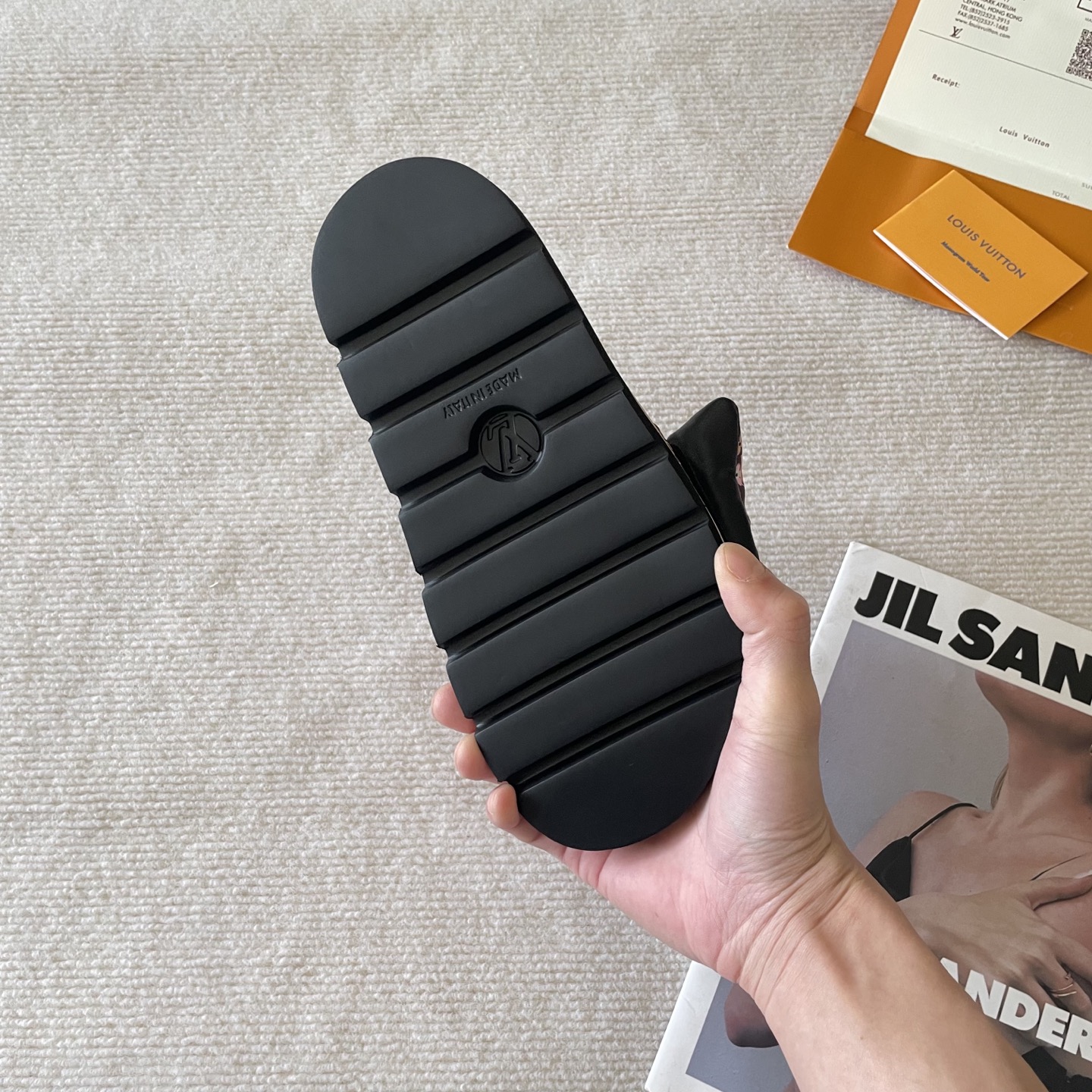 LV Early Spring Letter Buckle Sandals