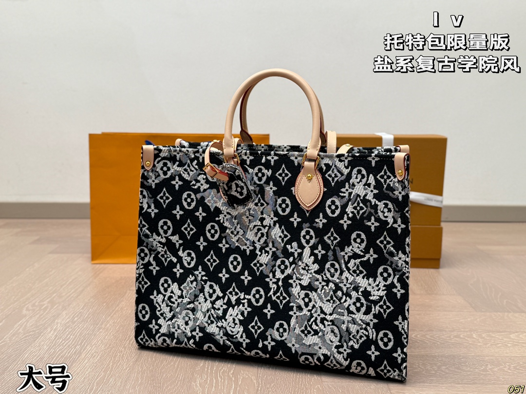 LV tote bag limited edition onthego