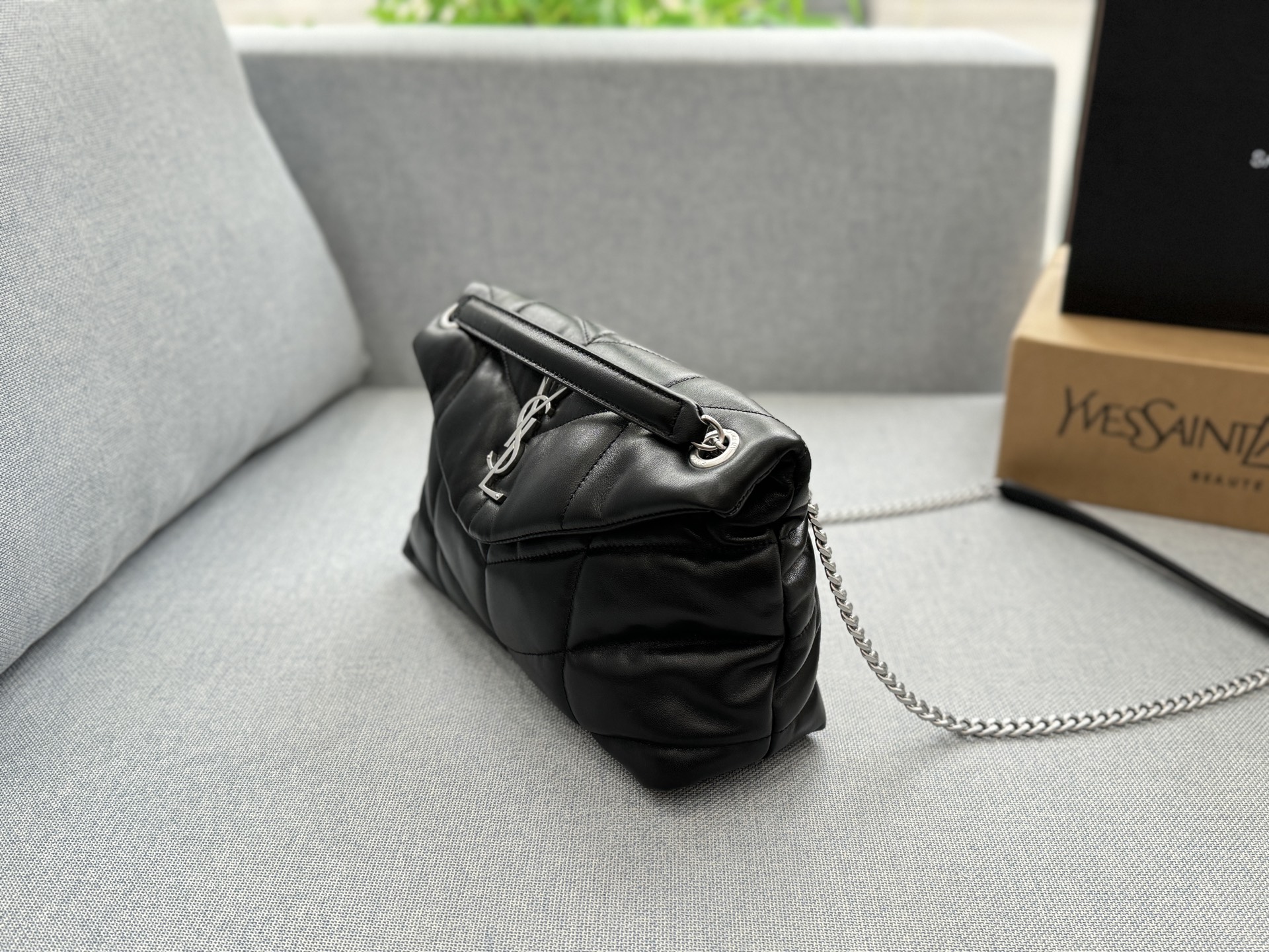 YSL LOULOU puffer shoulder crossbody bag