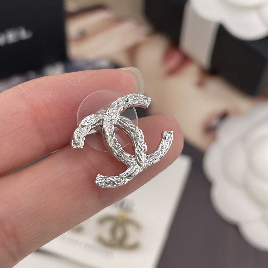 Chanel stud earrings