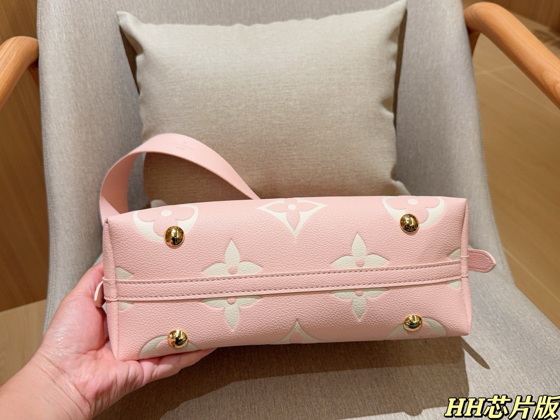 LV Carryall Embossed Underarm Crossbody Bag