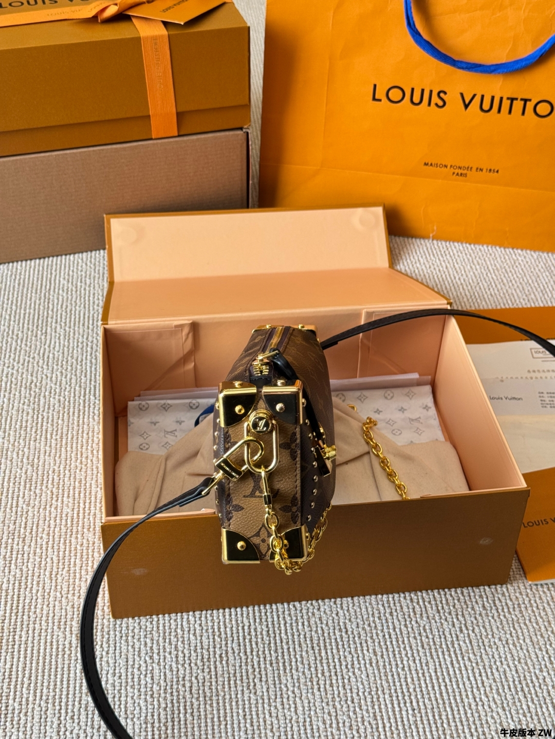 LV Slim Trunk handbag new soft box