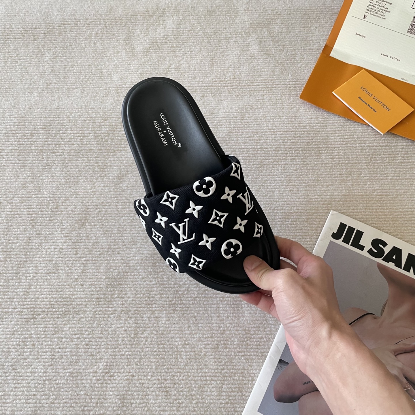 LV Early Spring Letter Buckle Sandals