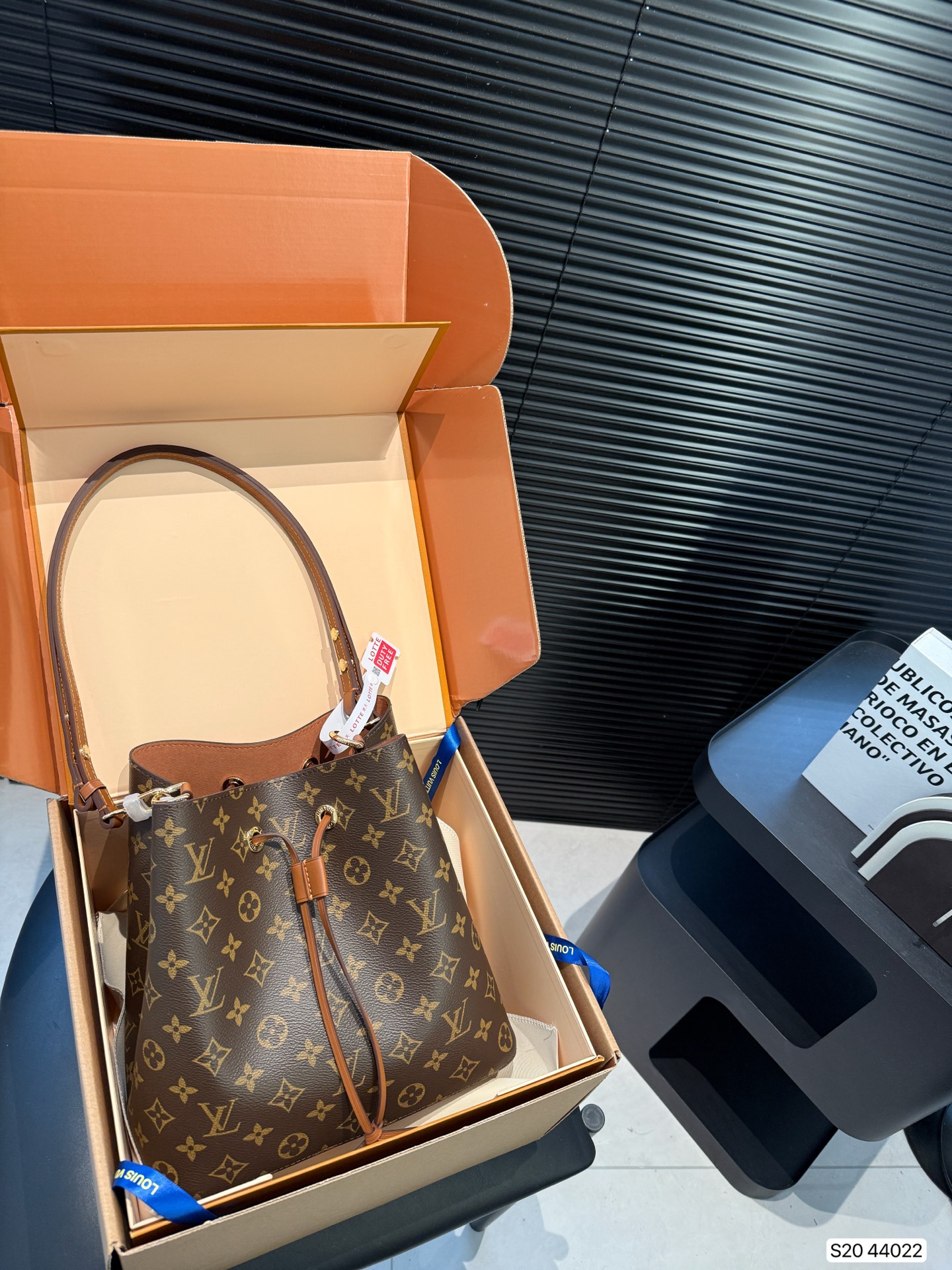 LV champagne bucket bag