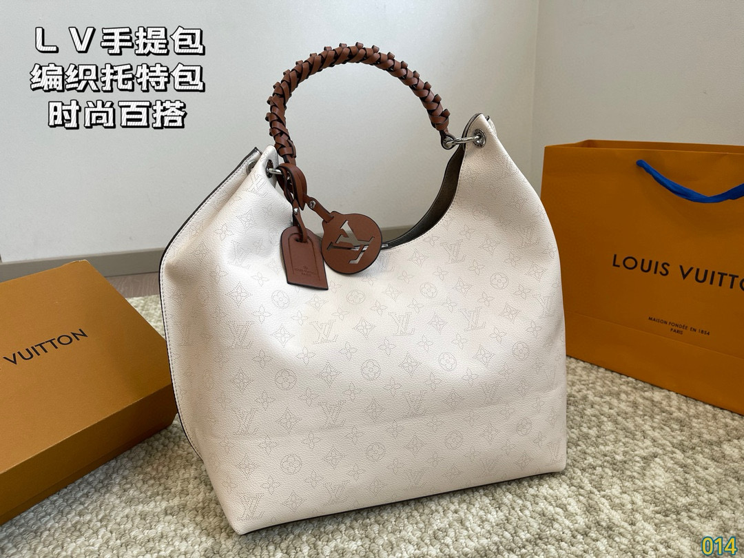 LV woven tote bag