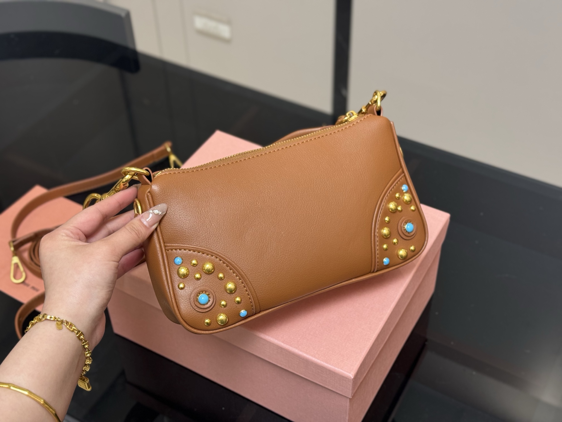 MIUMIU baguette shoulder bag